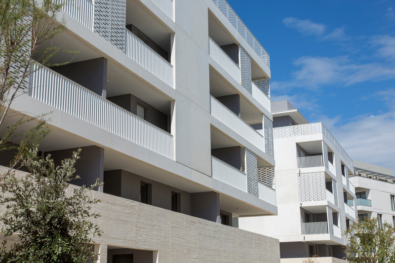 Dossier de presse | 921-15 - Communiqué de presse | Les Jardins de Verchant : programme de logements à Montpellier - NBJ Architectes - Architecture résidentielle - Crédit photo :  Paul Kozlowski 