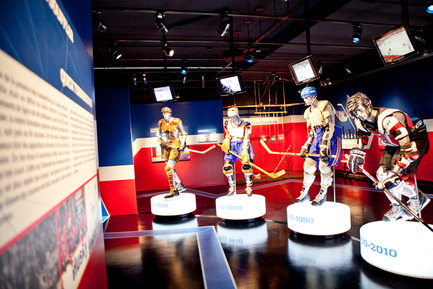 Press kit | 831-02 - Press release | XYZ Cultural Technology has produced the exhibition: Hockey-it's in our DNA - XYZ Technologie culturelle - Event + Exhibition - Photo credit: Renaud Philippe