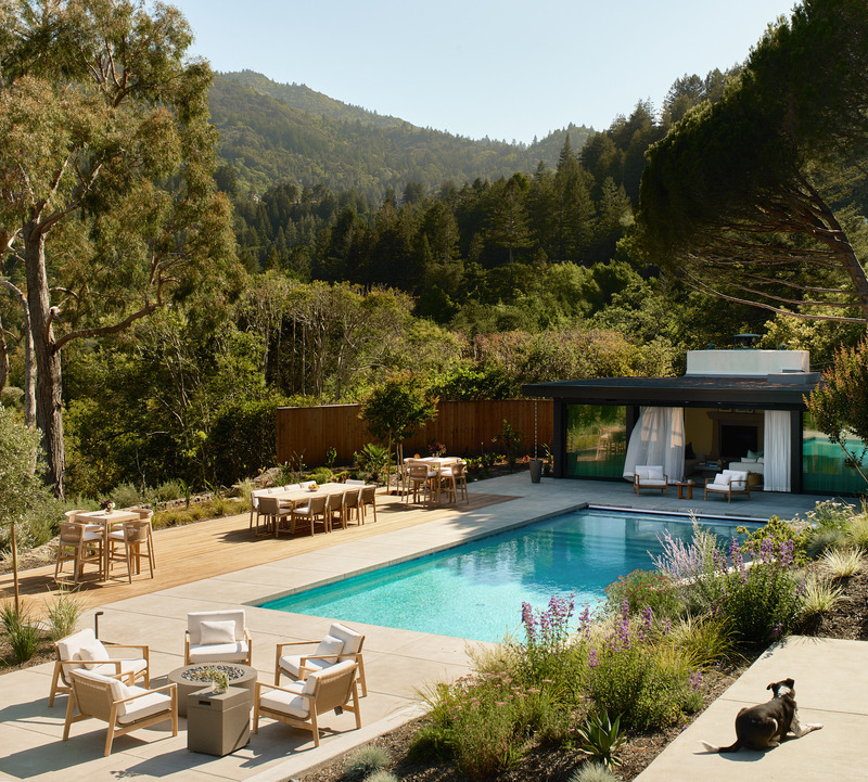 Press kit | 2757-44 - Press release | SWATT + PARTNERS' Eloquently Modern Architecture Lives Well in Singular Settings - SWATT + PARTNERS - Residential Architecture - Kojima House: The setting is a clearing on a 1.5-acre site in Kentfield, California. Among the site’s surrounding views is <span style="font-size: 1rem; letter-spacing: 0.0625em;">the Kent-Woodlands valley to </span>the south, and Marin Hills, a mountain range which includes the highest peak in Marin County, Mount Tamalpais. - Photo credit: Nils Timm
