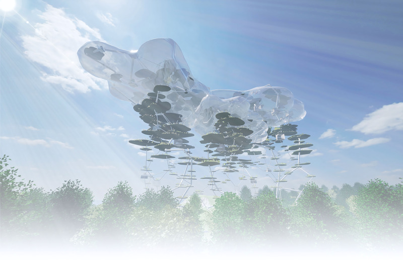 Dossier de presse | 875-05 - Communiqué de presse | The Exhibition is Coming Soon: The Environmental and Experimental Architecture of Fujiki Studio, KOU : :ARC2001 - 2024 - Fujiki Studio, KOU : :ARC - Évènement + Exposition - Floating Cloud City designed by Kanna Kawada - Crédit photo : Kanna Kawada (Fujiki Studio, KOU : : ARC) 