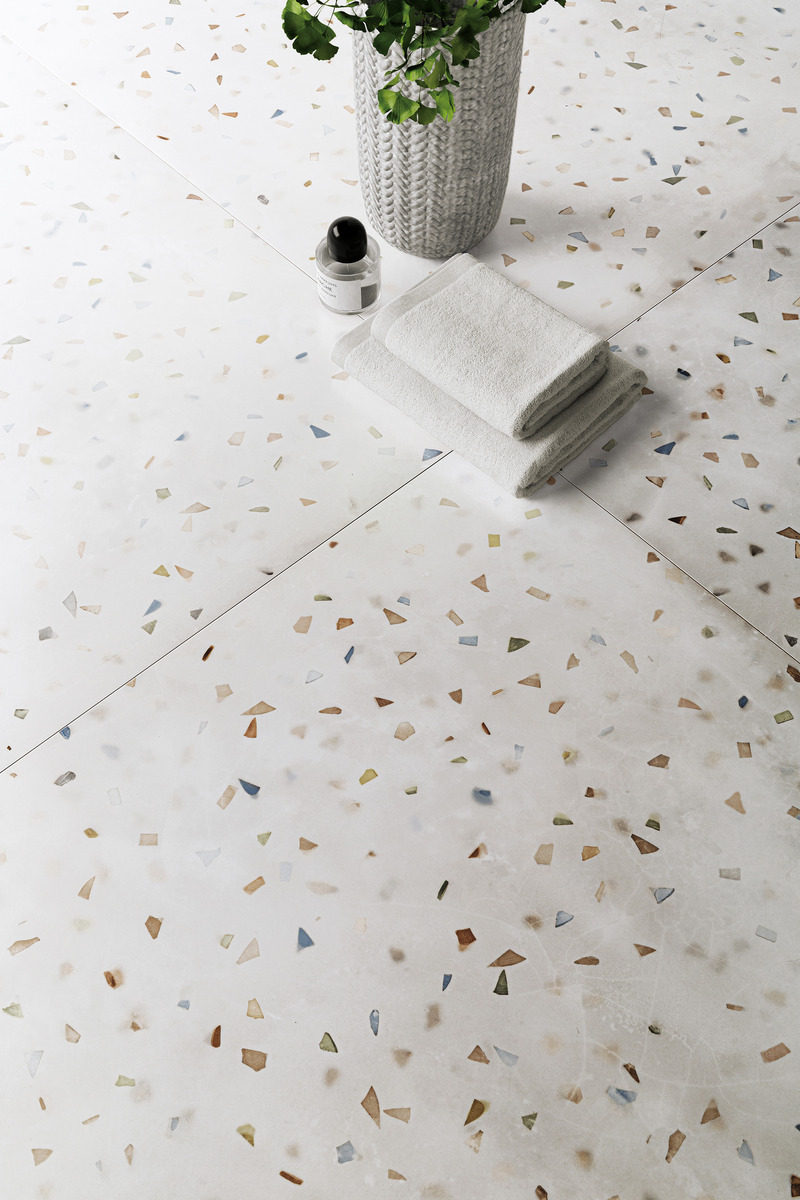 Press kit | 1177-11 - Press release | Cera - Ceramiche Refin - Product - Cera_Scaglie_Muticolor_120x120_Cerasilk - Photo credit: Ceramiche Refin