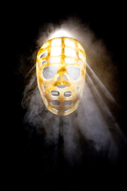 Press kit | 831-02 - Press release | XYZ Cultural Technology has produced the exhibition: Hockey-it's in our DNA - XYZ Technologie culturelle - Event + Exhibition - Masque de Jacques Plante’s mask - Photo credit: Masque de Jacques Plante’s mask