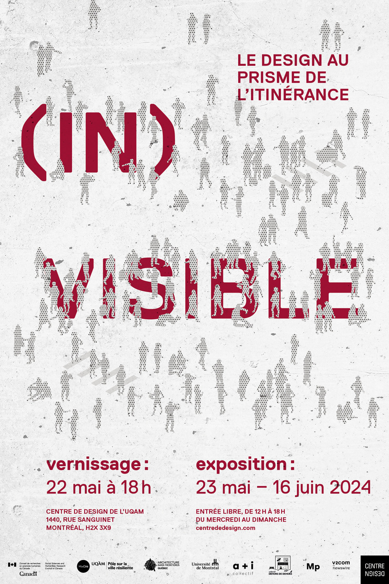 Press kit | 685-22 - Press release | Deconstructing Prejudice and Stigma with the Exhibition (IN)VISIBLE: Design Through the Prism of Homelessness - Collectif Architecture + Itinérance - Event + Exhibition - Photo credit:  Luis Trépanier 