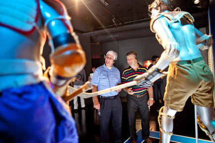 Press kit | 831-02 - Press release | XYZ Cultural Technology has produced the exhibition: Hockey-it's in our DNA - XYZ Technologie culturelle - Event + Exhibition - Alain Coté (ancien joueur des Nordiques) et Marian Stastny (ancien joueur des Nordiques) - Photo credit: Alain Coté (ancien joueur des Nordiques) et Marian Stastny (ancien joueur des Nordiques)