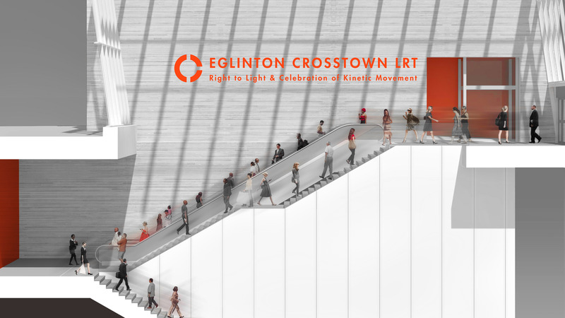Dossier de presse | 718-05 - Communiqué de presse | Eglinton Crosstown LRT : Rehausser la qualité du design dans l'espace public - Daoust Lestage Lizotte Stecker Benech - Architecture institutionnelle - La vision mobilisatrice a guidé l'équipe de projet, créant une cohésion interdisciplinaire à toutes les étapes du développement. - Crédit photo :   Daoust Lestage Lizotte Stecker Benech