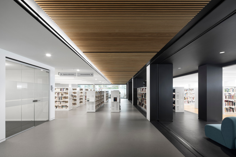 Press kit | 1317-27 - Press release | Expansion of the T-A-St-Germain Library: A Contemporary Showcase for Culture and the Environment - ACDF Architecture - Institutional Architecture - Photo credit: Adrien Williams 