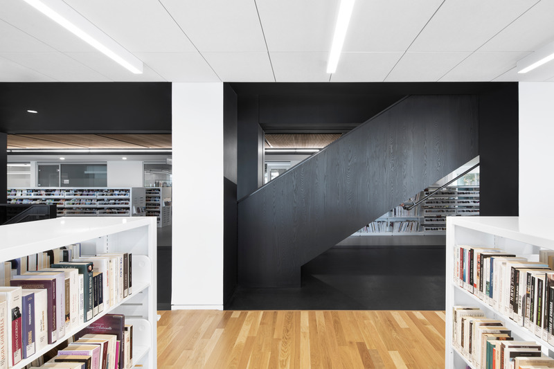 Press kit | 1317-27 - Press release | Expansion of the T-A-St-Germain Library: A Contemporary Showcase for Culture and the Environment - ACDF Architecture - Institutional Architecture - Photo credit: Adrien Williams