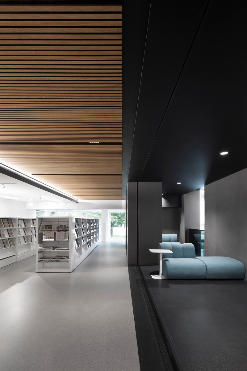Press kit | 1317-27 - Press release | Expansion of the T-A-St-Germain Library: A Contemporary Showcase for Culture and the Environment - ACDF Architecture - Institutional Architecture - Photo credit: Adrien Williams