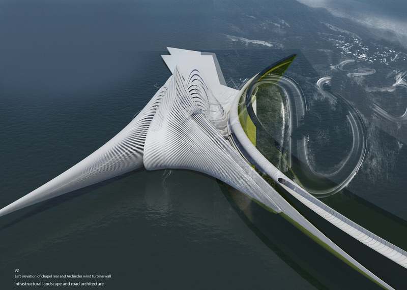 Press kit | 2121-21 - Press release | Thermodynamic Wind Turbine Chapel and Club - Margot Krasojević Architects - Commercial Architecture - Photo credit: Dr.Margot Krasojević
