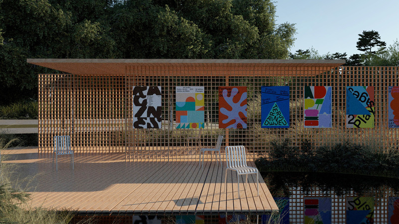 Press kit | 837-48 - Press release | The International Garden Festival Celebrates its 25th Anniversary - International Garden Festival | Reford Gardens - Landscape Architecture - Pergola, 2024 - Photo credit: Jérôme Lapierre Architecte