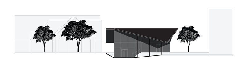 Press kit | 1303-23 - Press release | The New Montreal West Station’s Pavilion by Sid Lee Architecture Elevates the Public Transport Experience - Sid Lee Architecture - Institutional Architecture - Back elevation (railway) - Photo credit: Sid Lee Architecture