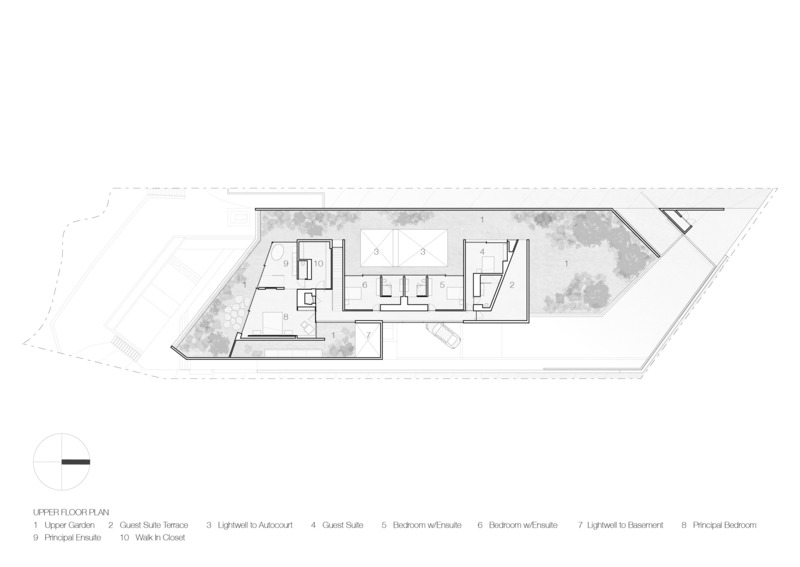 Dossier de presse | 6900-01 - Communiqué de presse | McLeod Bovell Wins Architizer A+Awards - McLeod Bovell - Design d’intérieur résidentiel - upper floor plan - Crédit photo : McLeod Bovell