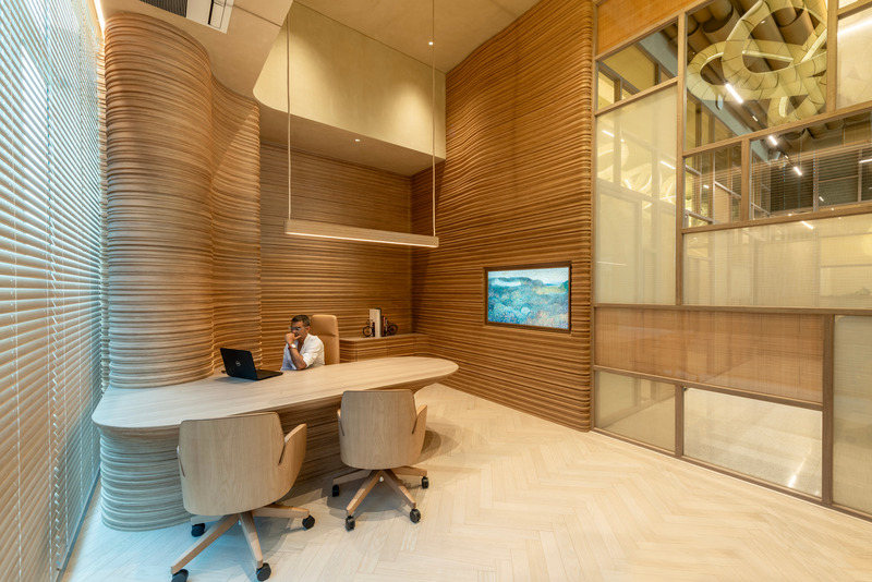 Dossier de presse | 1432-20 - Communiqué de presse | OFFICE@27 - Sanjay Puri Architects - Design d’intérieur commercial - OFFICE@27_SANJAY PURI ARCHITECTS_08.JPG - Crédit photo : MR.VINESH GANDHI