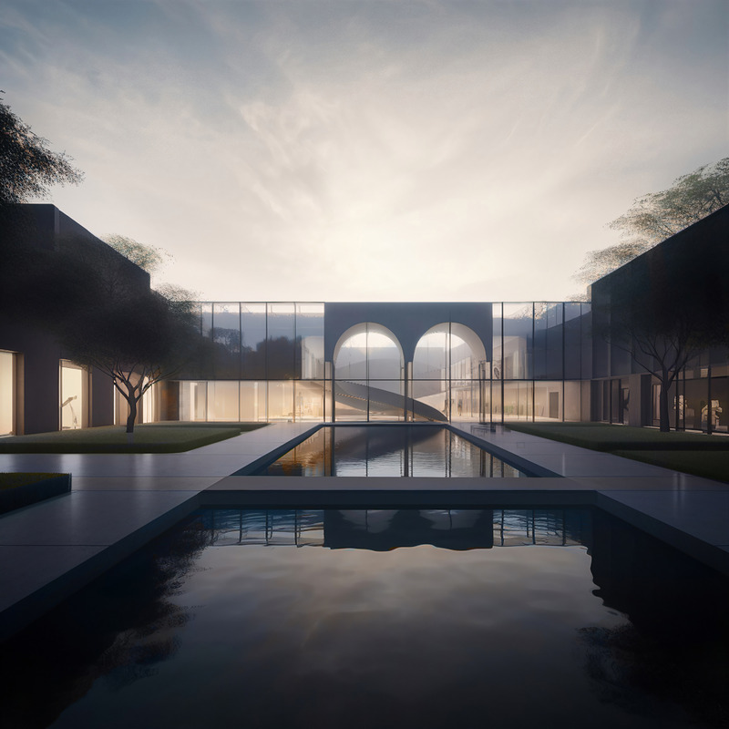 Dossier de presse | 7553-01 - Communiqué de presse | Museum of Uncertainty: A Contemporary Tribute to the Historic La Brea Tar Pit Area - X.C Studio - Architecture institutionnelle - Main Garden - Crédit photo : Xuechen Chen