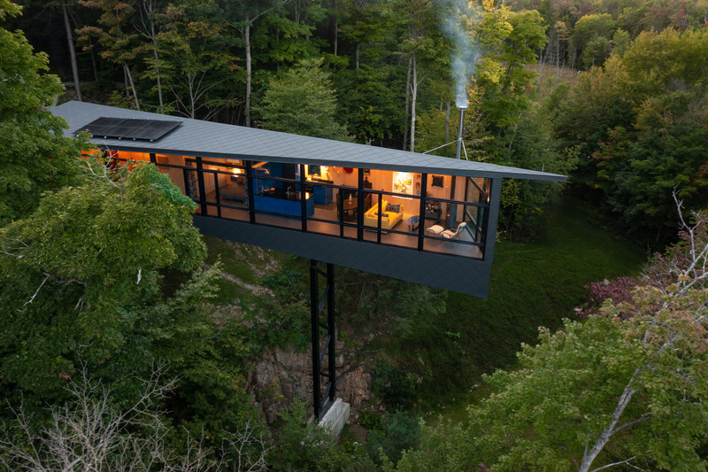 Dossier de presse | 6243-01 - Communiqué de presse | m.o.r.e. CLT Cabin - Kariouk Architects - Architecture résidentielle - Crédit photo : Scott Norsworthy