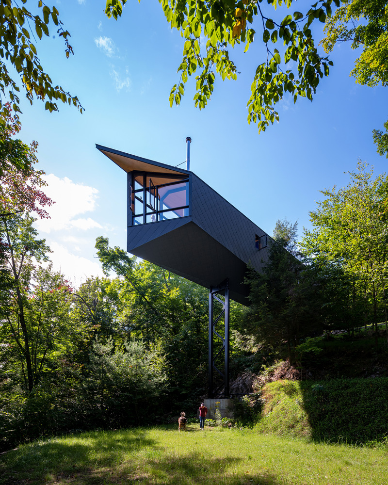 Dossier de presse | 6243-01 - Communiqué de presse | m.o.r.e. CLT Cabin - Kariouk Architects - Architecture résidentielle - Crédit photo : Scott Norsworthy