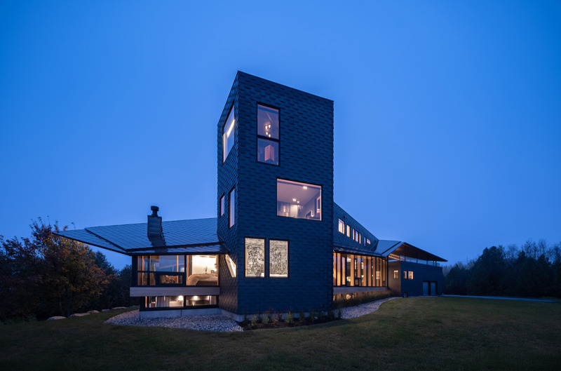 Dossier de presse | 6243-02 - Communiqué de presse | Retraite en forêt - Kariouk Architects - Architecture résidentielle - Crédit photo : Scott Norsworthy