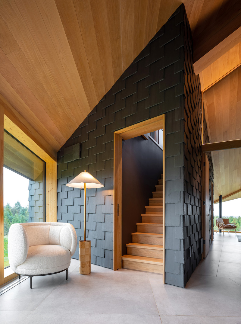 Dossier de presse | 6243-02 - Communiqué de presse | Retraite en forêt - Kariouk Architects - Architecture résidentielle - Crédit photo : Scott Norsworthy