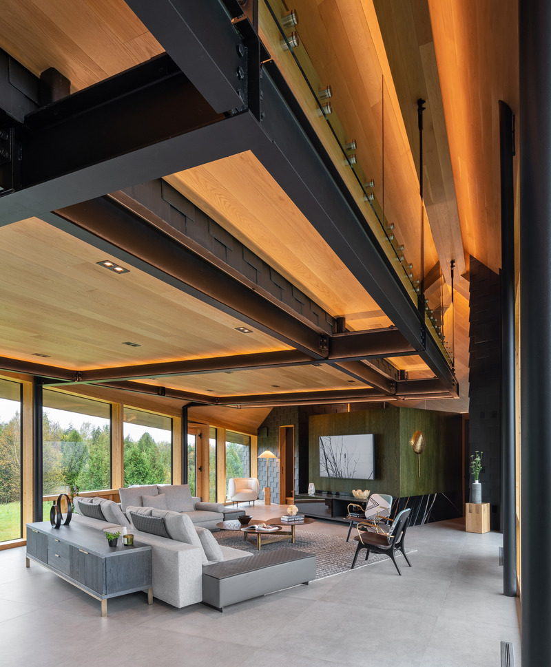 Dossier de presse | 6243-02 - Communiqué de presse | Retraite en forêt - Kariouk Architects - Architecture résidentielle - Crédit photo : Scott Norsworthy