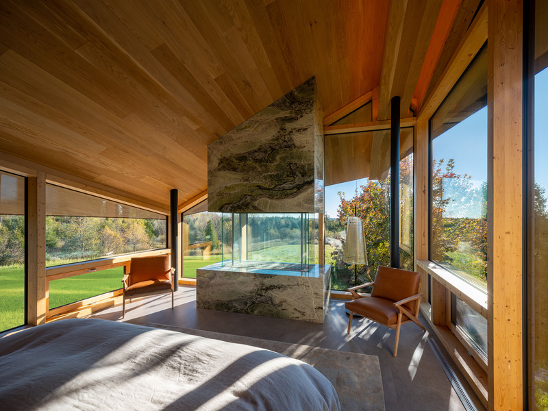 Dossier de presse | 6243-02 - Communiqué de presse | Retraite en forêt - Kariouk Architects - Architecture résidentielle - Crédit photo : Scott Norsworthy