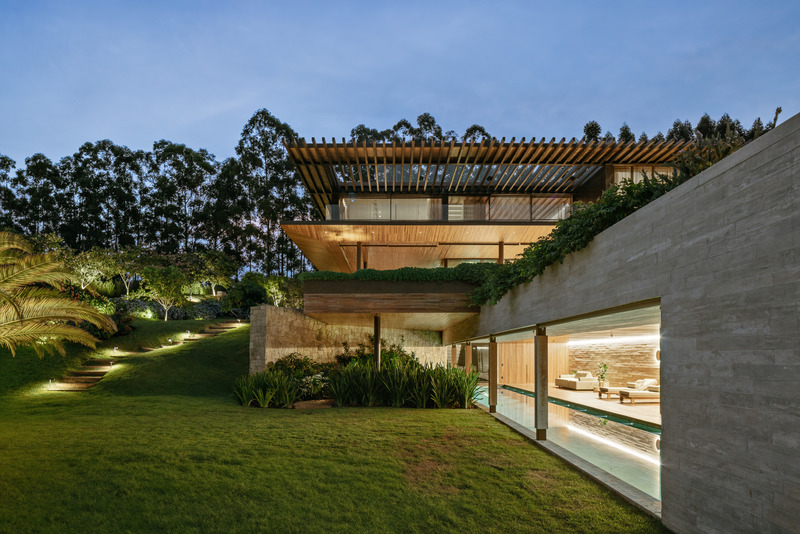 Dossier de presse | 7563-01 - Communiqué de presse | Valencia House - Padovani Arquitetos - Architecture résidentielle - Crédit photo : Fran Parente 