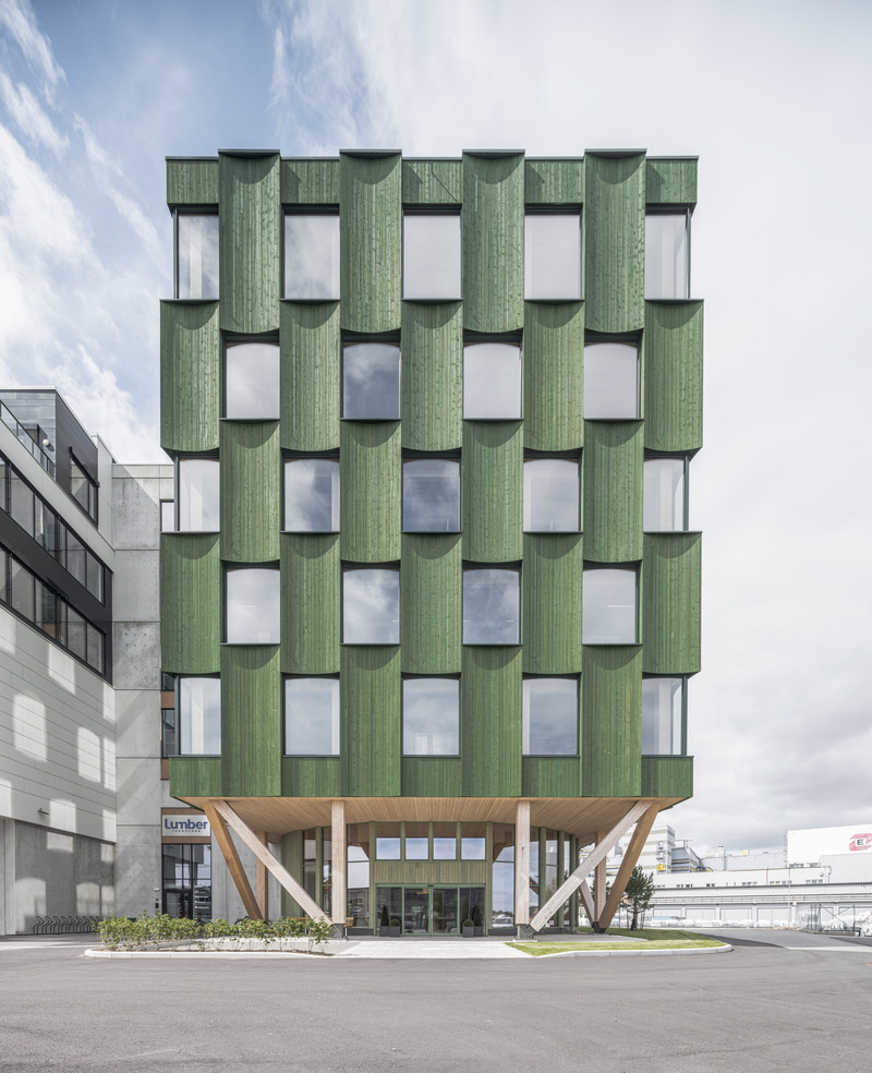 Dossier de presse | 6340-02 - Communiqué de presse | LUMBER 4 Wins the Award for the "Best Office Building of the Year" in the Medium-Sized Category at the Architizer A+Awards - Oslotre AS - Architecture commerciale - Crédit photo : Kyrre Sundal