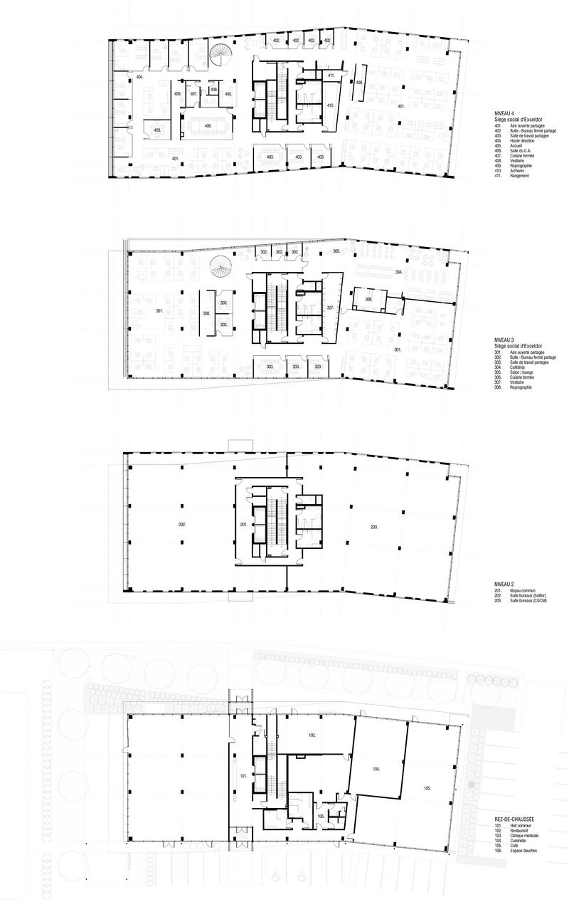 Dossier de presse | 2263-04 - Communiqué de presse | Briser les stéréotypes : le 1500 rue Métivier - Anne Carrier Architectes - Architecture commerciale - Crédit photo : AC/a