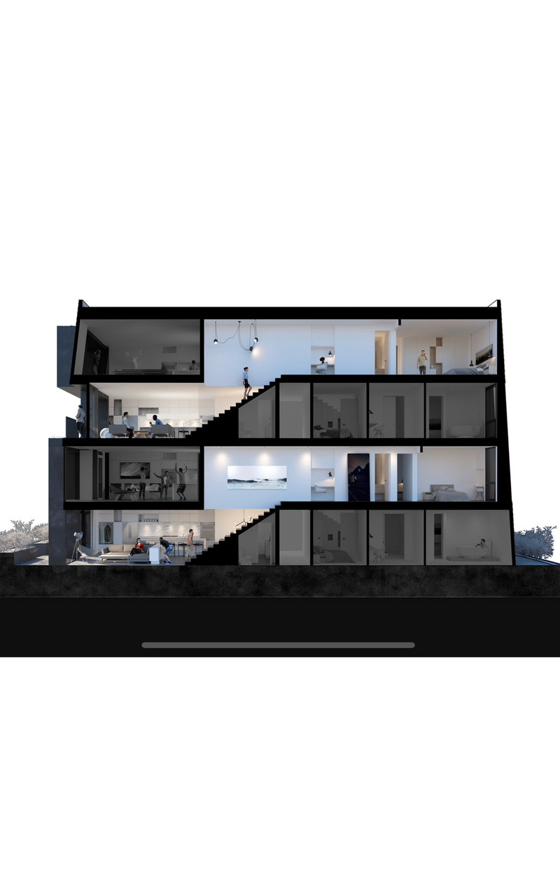 Dossier de presse | 3520-02 - Communiqué de presse | Switch/bloc - Modern Office of Design + Architecture - Architecture résidentielle - Crédit photo : MoDA