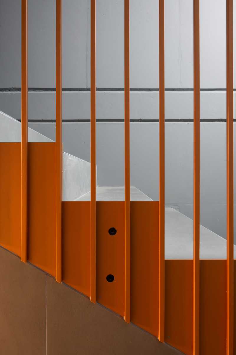 Dossier de presse | 7567-01 - Communiqué de presse | Skew House - Danilo Dangubic Architects - Architecture résidentielle - Staircase detail - Crédit photo : Ilya Ivanov