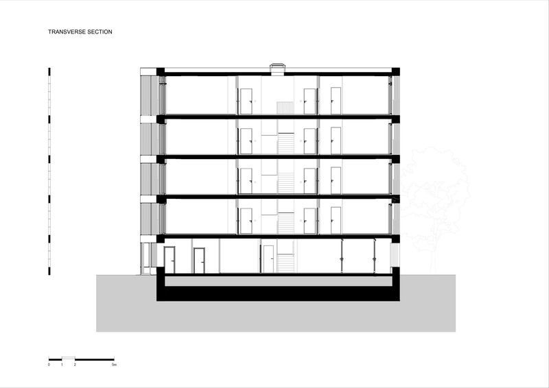 Dossier de presse | 7567-01 - Communiqué de presse | Skew House - Danilo Dangubic Architects - Architecture résidentielle - Cross section - Crédit photo : Danilo Dangubic Architects