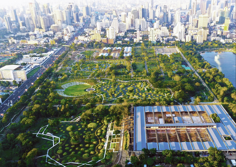 Dossier de presse | 2696-04 - Communiqué de presse | Benjakitti Forest Park: Transforming a Brown Field into Urban Nature - Turenscape - Architecture de paysage - Crédit photo : Turenscape&amp;Arsomsilp