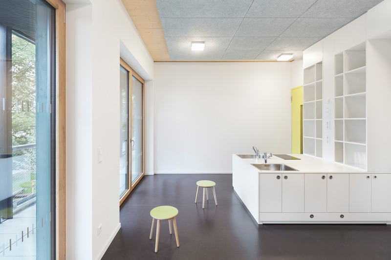 Dossier de presse | 7560-01 - Communiqué de presse | Centre d'accueil de jour pour enfants Sofie Haug - Dannien Roller Architekten + Partner - Architecture institutionnelle - Crédit photo : Dietmar Strauss, Besigheim