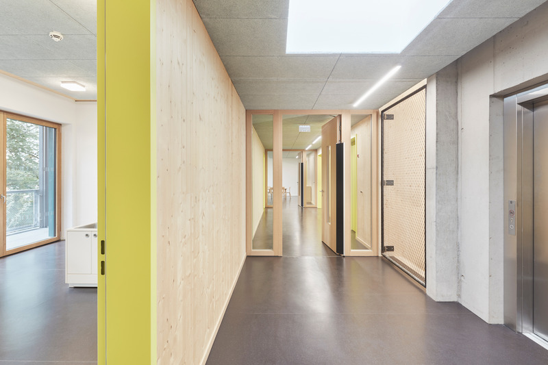 Dossier de presse | 7560-01 - Communiqué de presse | Centre d'accueil de jour pour enfants Sofie Haug - Dannien Roller Architekten + Partner - Architecture institutionnelle - Crédit photo : Dietmar Strauss, Besigheim