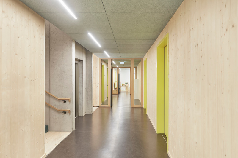 Dossier de presse | 7560-01 - Communiqué de presse | Centre d'accueil de jour pour enfants Sofie Haug - Dannien Roller Architekten + Partner - Architecture institutionnelle - Crédit photo : Dietmar Strauss, Besigheim