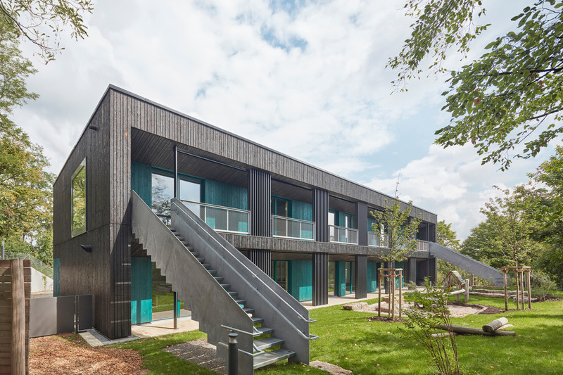 Dossier de presse | 7560-01 - Communiqué de presse | Centre d'accueil de jour pour enfants Sofie Haug - Dannien Roller Architekten + Partner - Architecture institutionnelle - Crédit photo : Dietmar Strauss, Besigheim