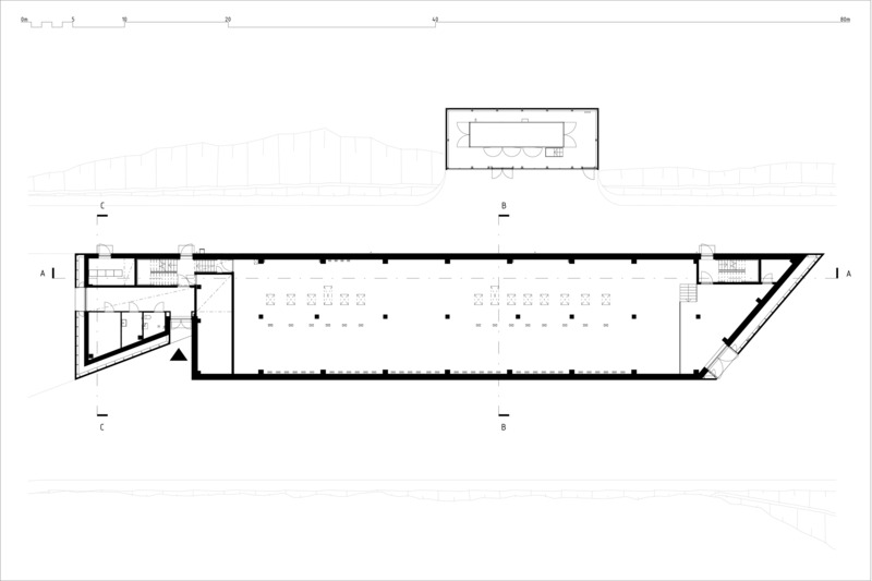 Dossier de presse | 5706-02 - Communiqué de presse | Tammisto Electricity Substation - Kivinen Rusanen Architects - Architecture industrielle - Ground floor plan - Crédit photo : Kivinen Rusanen Architects