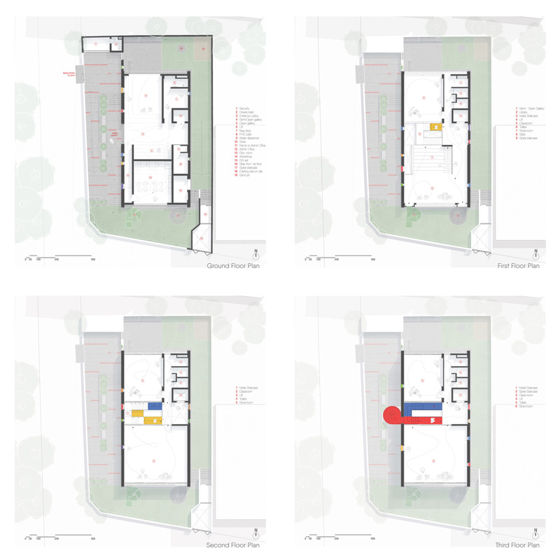 Dossier de presse | 5962-01 - Communiqué de presse | Learning Centre at Quest - KSM Architecture - Architecture institutionnelle - Architectural Floor Plans  - Crédit photo : KSM Architecture