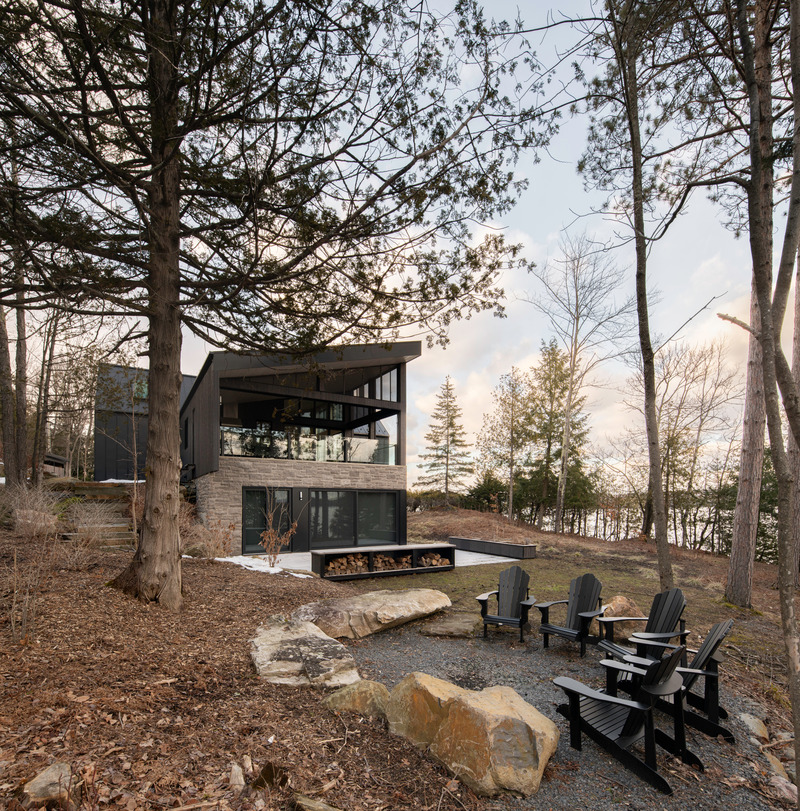 Dossier de presse | 1132-08 - Communiqué de presse | Résidence secondaire Rockhaven - Figurr collectif d’architectes - Architecture résidentielle - Crédit photo : David Boyer Photographe