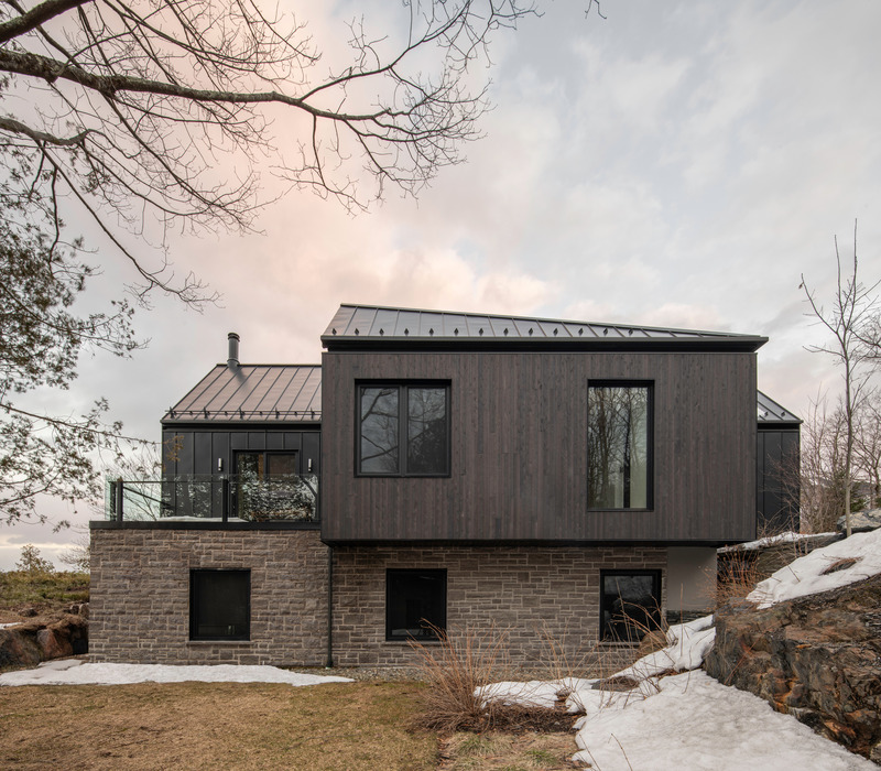 Dossier de presse | 1132-08 - Communiqué de presse | Résidence secondaire Rockhaven - Figurr collectif d’architectes - Architecture résidentielle - Crédit photo : David Boyer Photographe