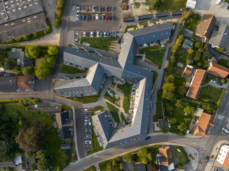Dossier de presse | 2619-02 - Communiqué de presse | Former Mill Site Reborn as New Housing Community with an Architectural Nod to the Heritage of the Local Area - CEBRA - Architecture résidentielle - Crédit photo : Adam Mørk