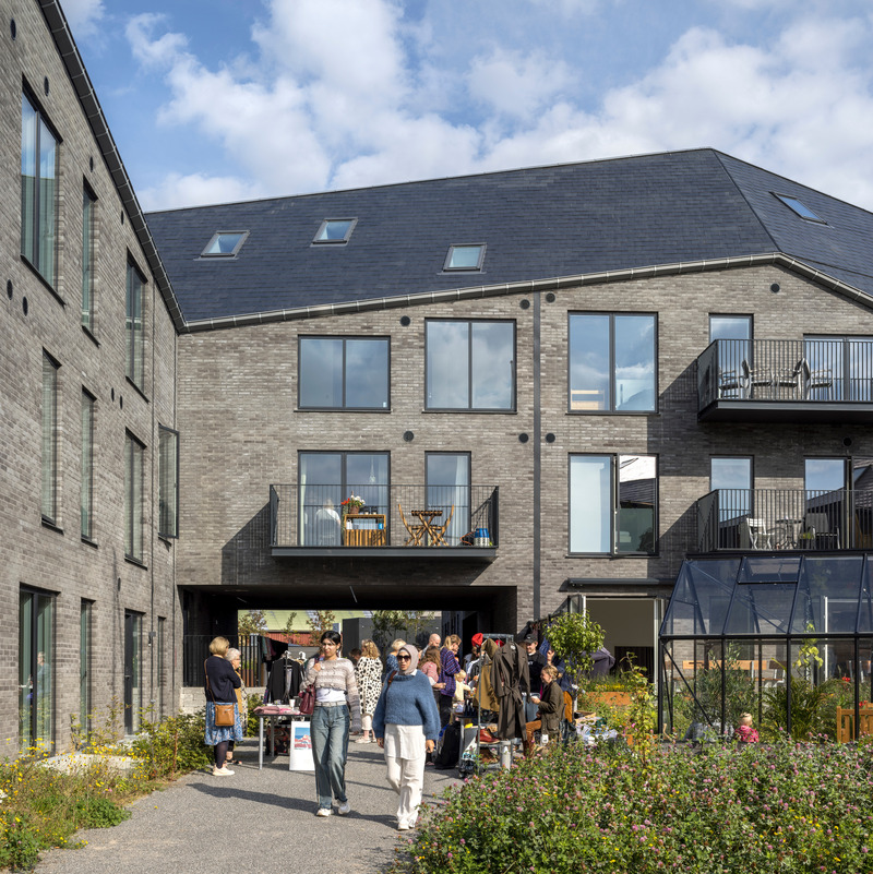 Dossier de presse | 2619-02 - Communiqué de presse | Former Mill Site Reborn as New Housing Community with an Architectural Nod to the Heritage of the Local Area - CEBRA - Architecture résidentielle - Crédit photo : Adam Mørk