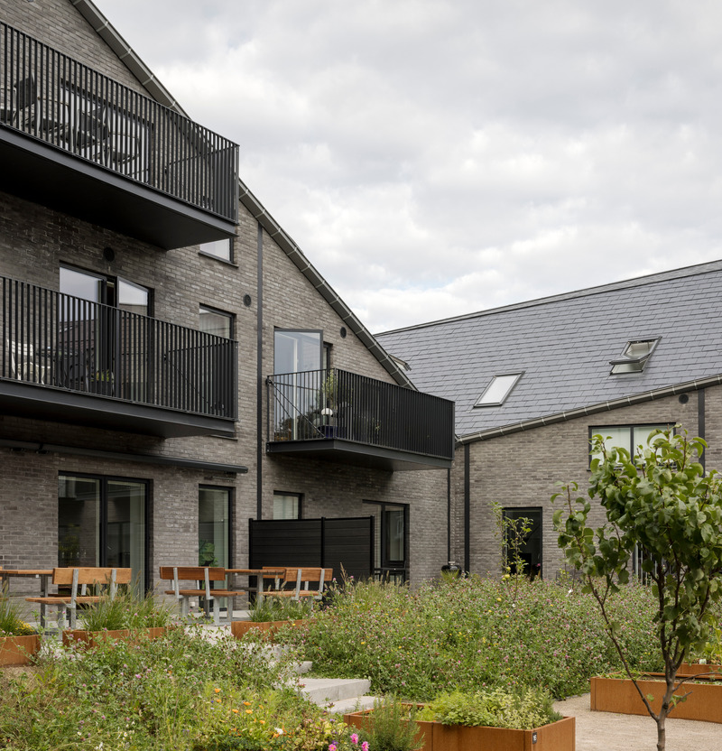 Dossier de presse | 2619-02 - Communiqué de presse | Former Mill Site Reborn as New Housing Community with an Architectural Nod to the Heritage of the Local Area - CEBRA - Architecture résidentielle - Crédit photo : Adam Mørk