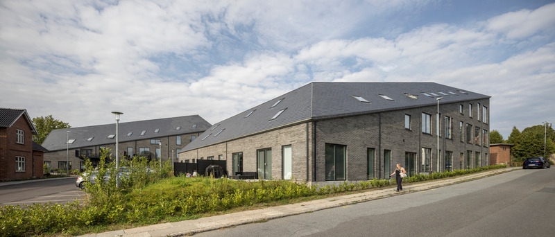 Dossier de presse | 2619-02 - Communiqué de presse | Former Mill Site Reborn as New Housing Community with an Architectural Nod to the Heritage of the Local Area - CEBRA - Architecture résidentielle - Crédit photo : Adam Mørk