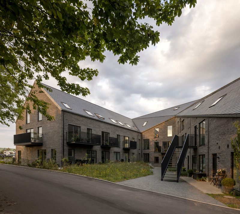 Dossier de presse | 2619-02 - Communiqué de presse | Former Mill Site Reborn as New Housing Community with an Architectural Nod to the Heritage of the Local Area - CEBRA - Architecture résidentielle - Crédit photo : Adam Mørk