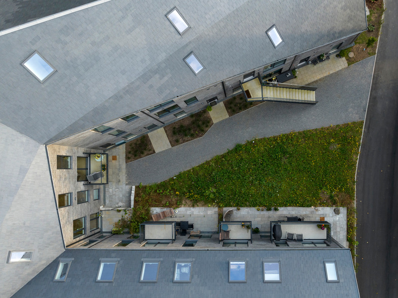 Dossier de presse | 2619-02 - Communiqué de presse | Former Mill Site Reborn as New Housing Community with an Architectural Nod to the Heritage of the Local Area - CEBRA - Architecture résidentielle - Crédit photo : Adam Mørk