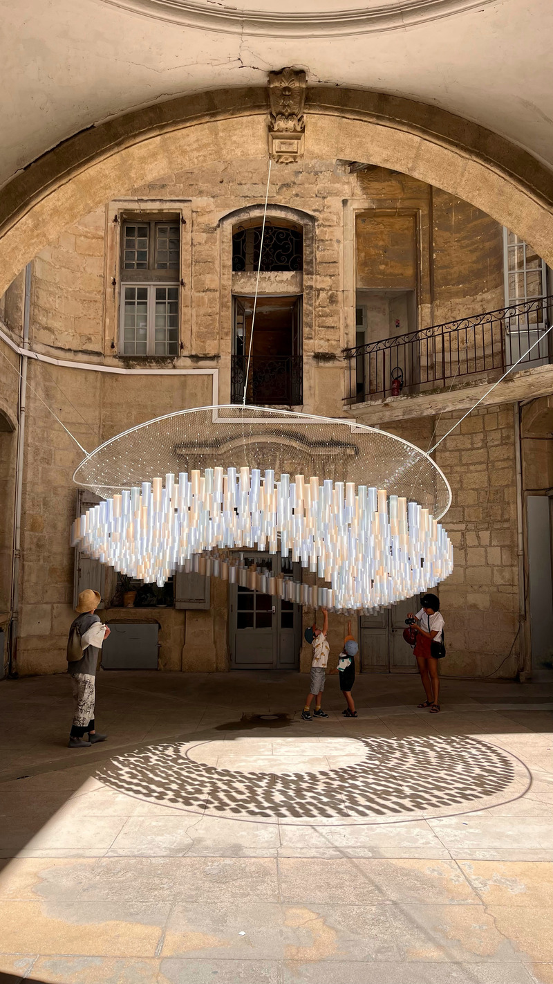 Dossier de presse | 7588-01 - Communiqué de presse | Gagnant du Prix Public FAV 2024 | RHUBARB : une symphonie d'architecture durable guidée par les spectateurs, inspirée par les Jeux Olympiques et le "Rythme" - Atelier DARN - Art - Crédit photo : Atelier DARN