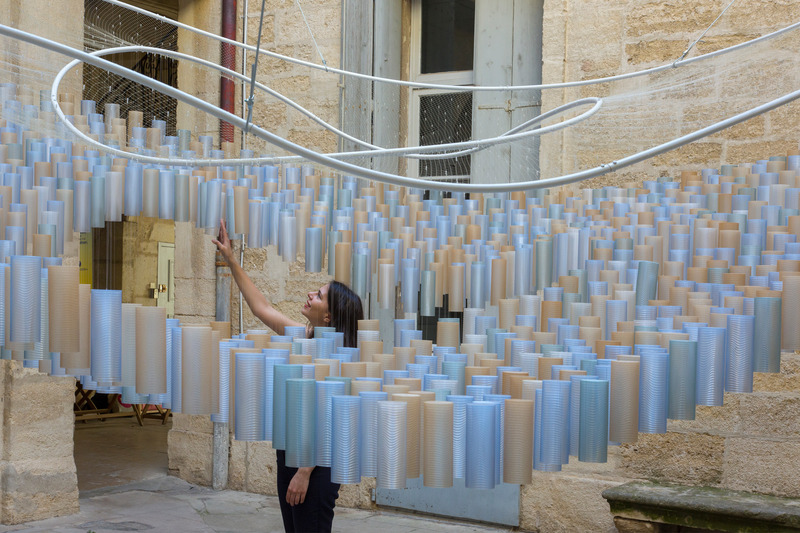 Dossier de presse | 7588-01 - Communiqué de presse | Gagnant du Prix Public FAV 2024 | RHUBARB : une symphonie d'architecture durable guidée par les spectateurs, inspirée par les Jeux Olympiques et le "Rythme" - Atelier DARN - Art - Crédit photo : ©photoarchitecture.com