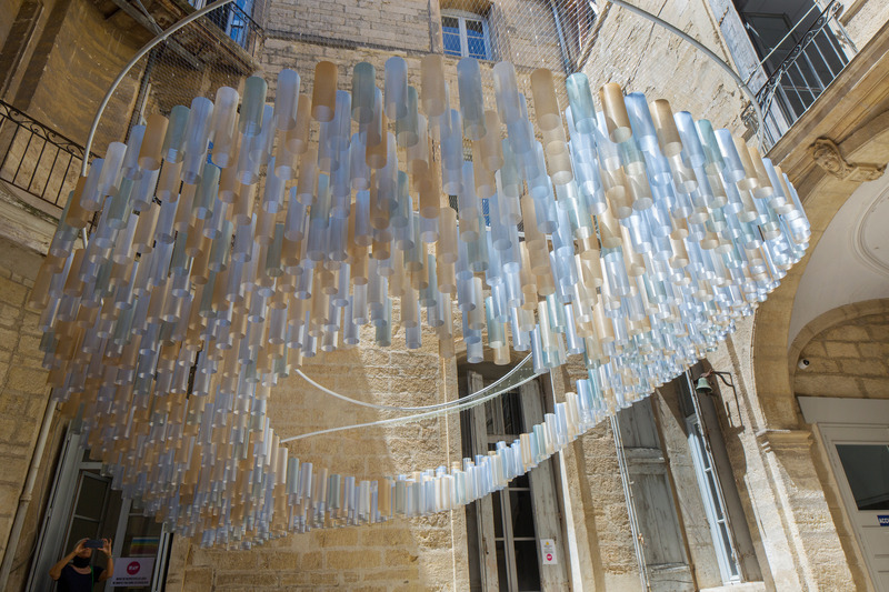 Dossier de presse | 7588-01 - Communiqué de presse | Gagnant du Prix Public FAV 2024 | RHUBARB : une symphonie d'architecture durable guidée par les spectateurs, inspirée par les Jeux Olympiques et le "Rythme" - Atelier DARN - Art - Crédit photo : ©photoarchitecture.com