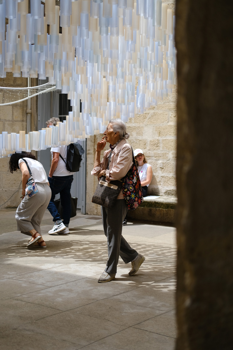Dossier de presse | 7588-01 - Communiqué de presse | Gagnant du Prix Public FAV 2024 | RHUBARB : une symphonie d'architecture durable guidée par les spectateurs, inspirée par les Jeux Olympiques et le "Rythme" - Atelier DARN - Art - Crédit photo : Diego Albo Martínez