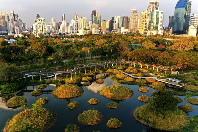 Dossier de presse | 809-42 - Communiqué de presse | Meet the 2024 AZ Awards Winners, People's Choice and Awards of Merit - AZURE Media - Concours - <p>Winner – Landscape Architecture</p><p><br></p><p>Benjakitti Forest Park – Transforming a Brownfield into an Urban Ecological Sanctuary, Bangkok, Thailand</p><p><br></p><p> By Turenscape (Beijing, China) with Arsomsilp Landscape Studio (Bangkok, Thailand)</p> - Crédit photo : Arsomsilp Community and Environmental Architect Co., Ltd.